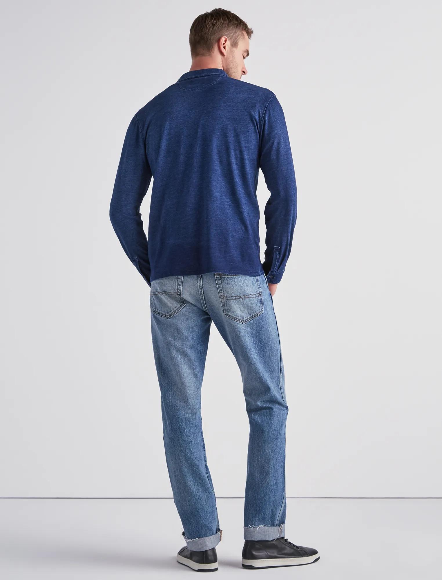 LONG SLEEVE POLO, image 3