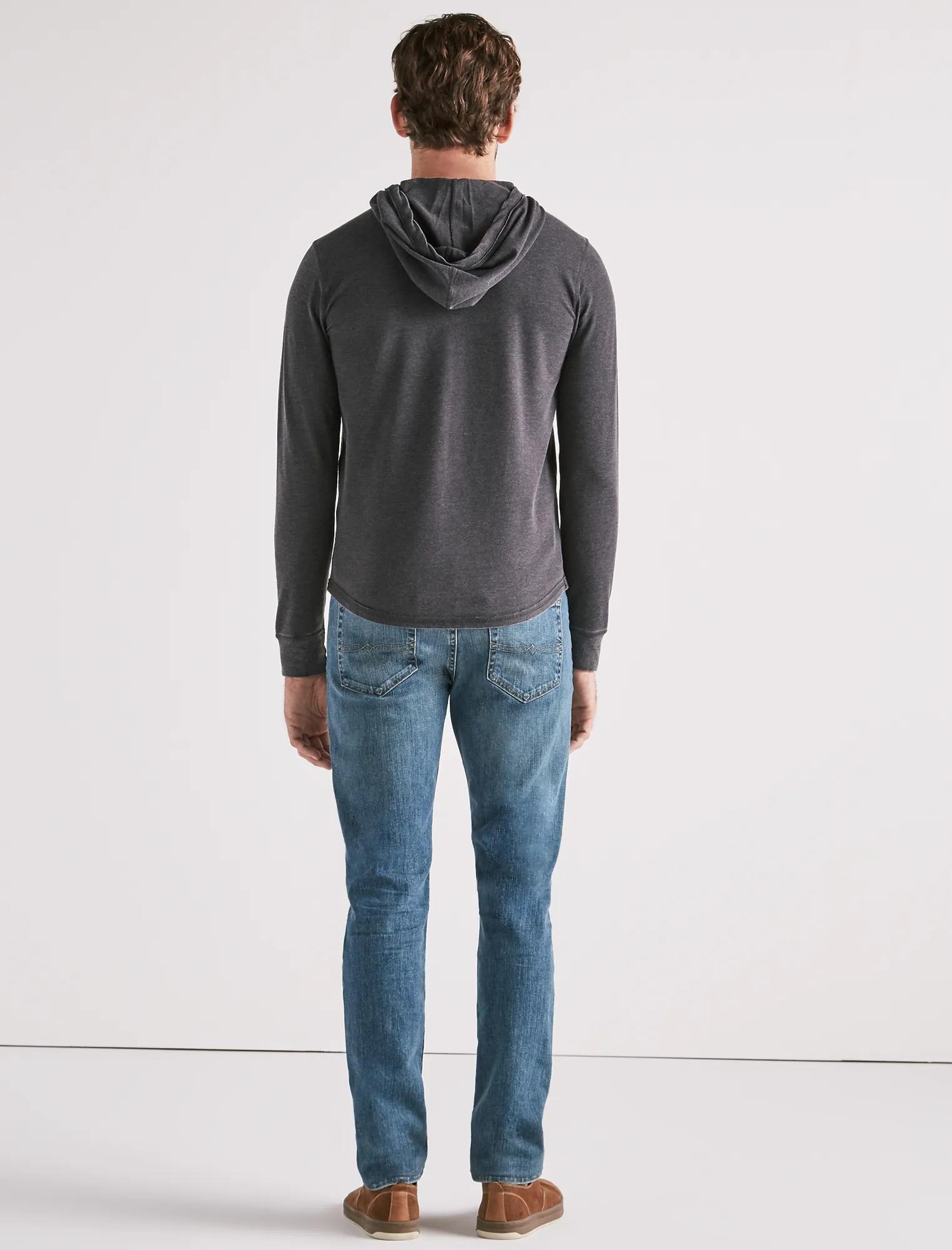 BURNOUT STRETCH PIQUE HOODIE, image 3
