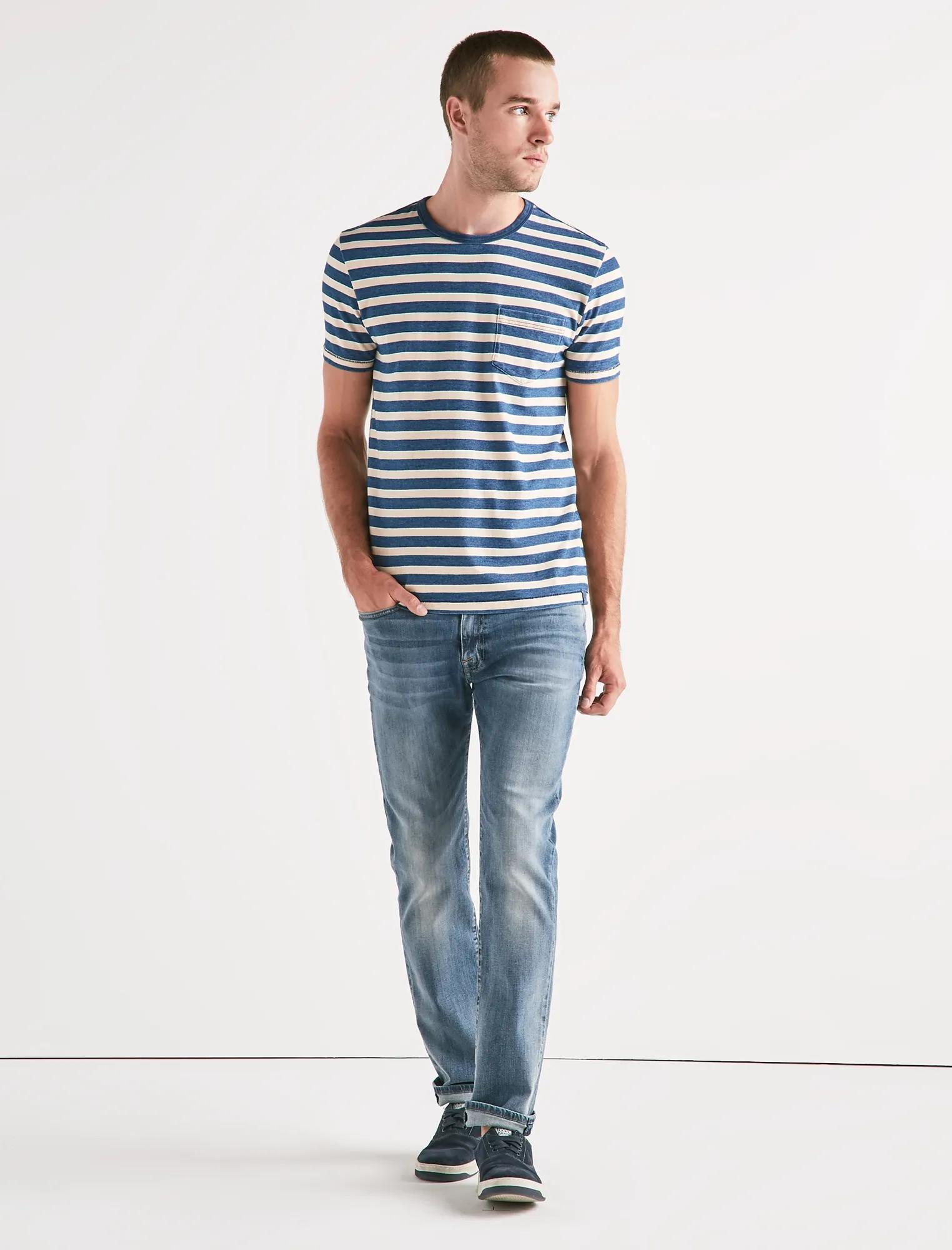 INDIGO STRIPE TEE, image 2