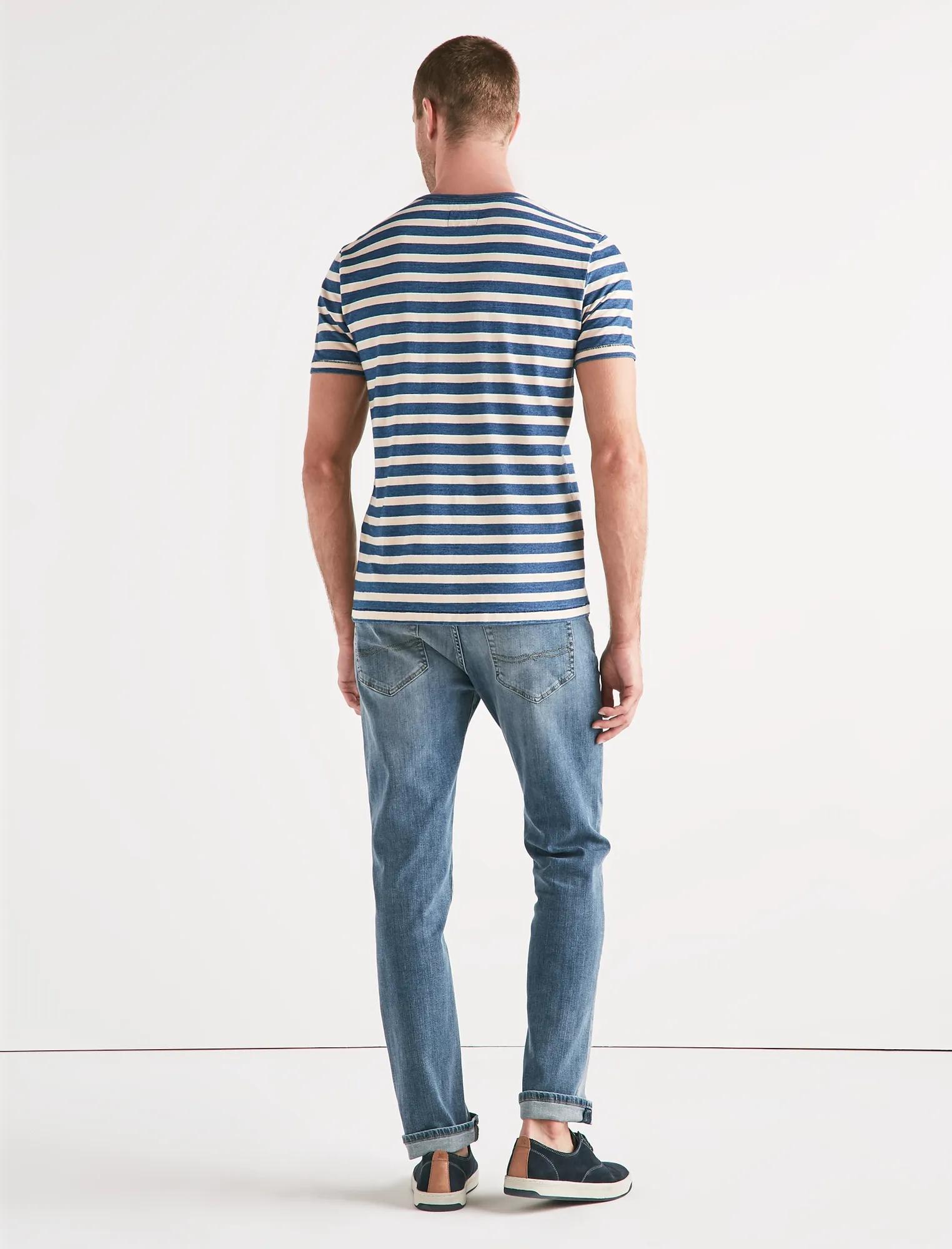 INDIGO STRIPE TEE, image 3