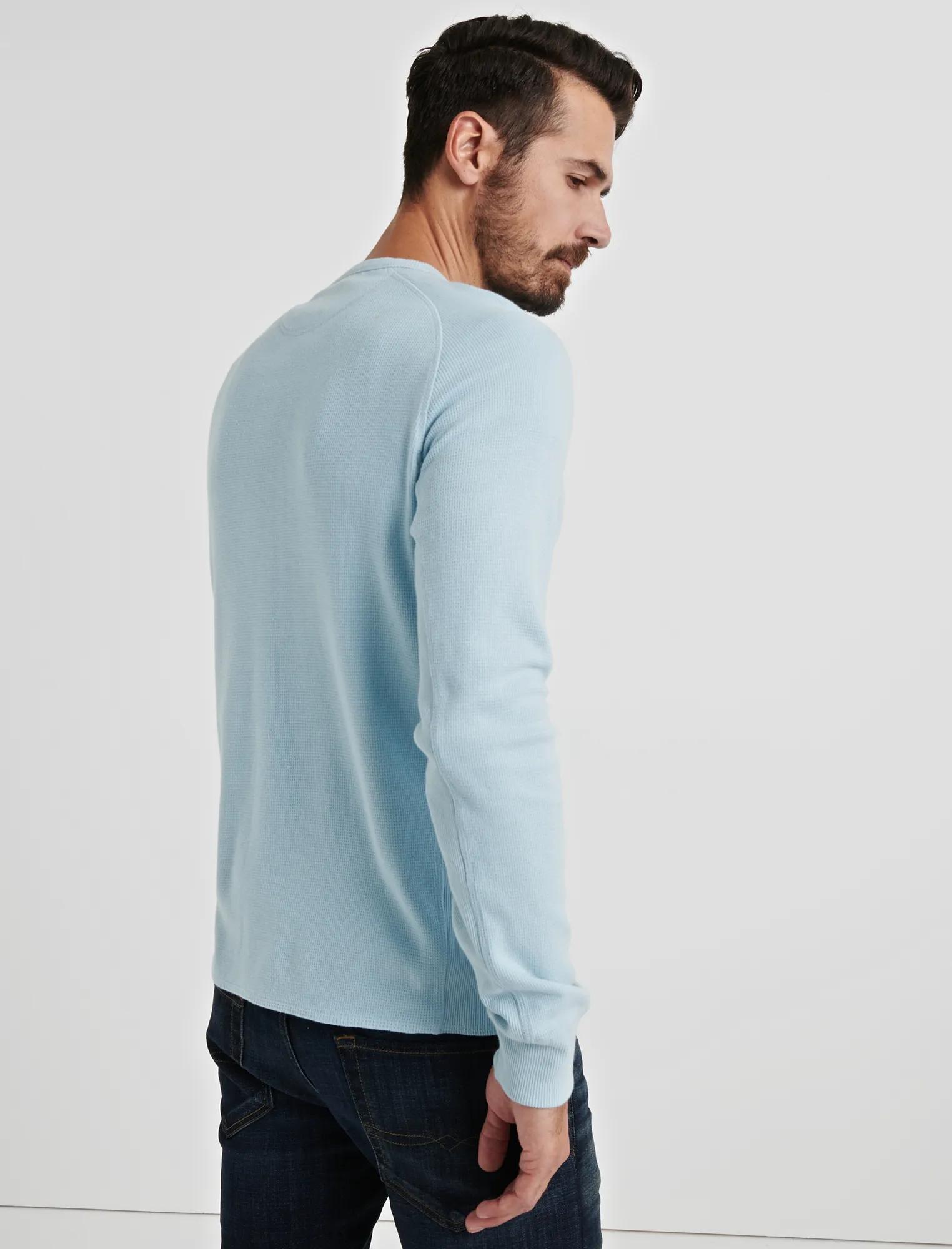 STRONG BOY BOX STITCH THERMAL CREW, image 3