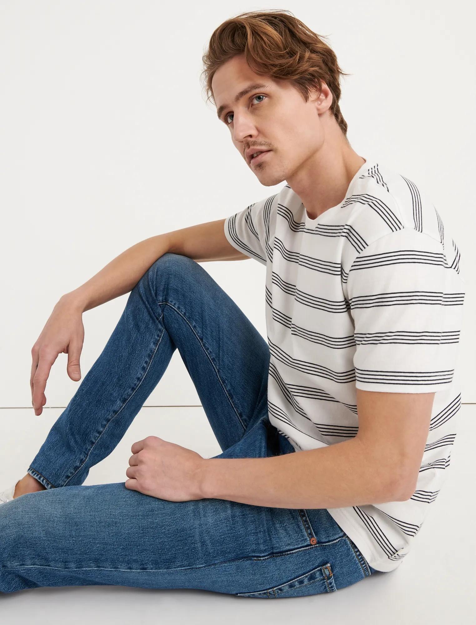 FINE STRIPE CREW, image 2