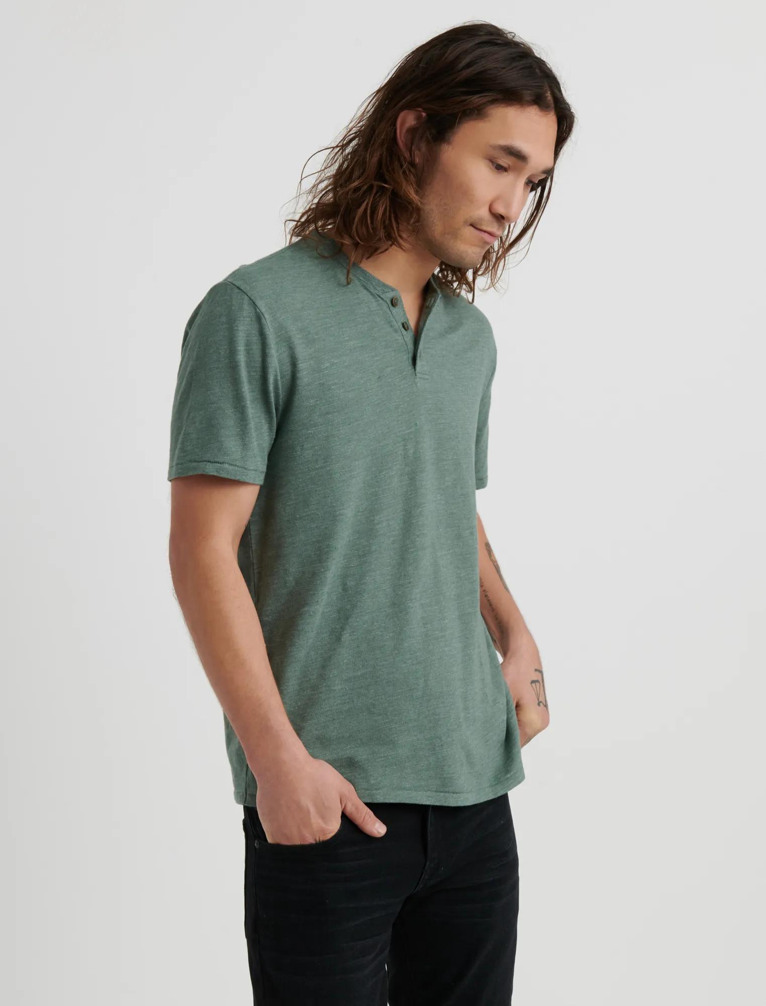 LINEN HENLEY, image 2