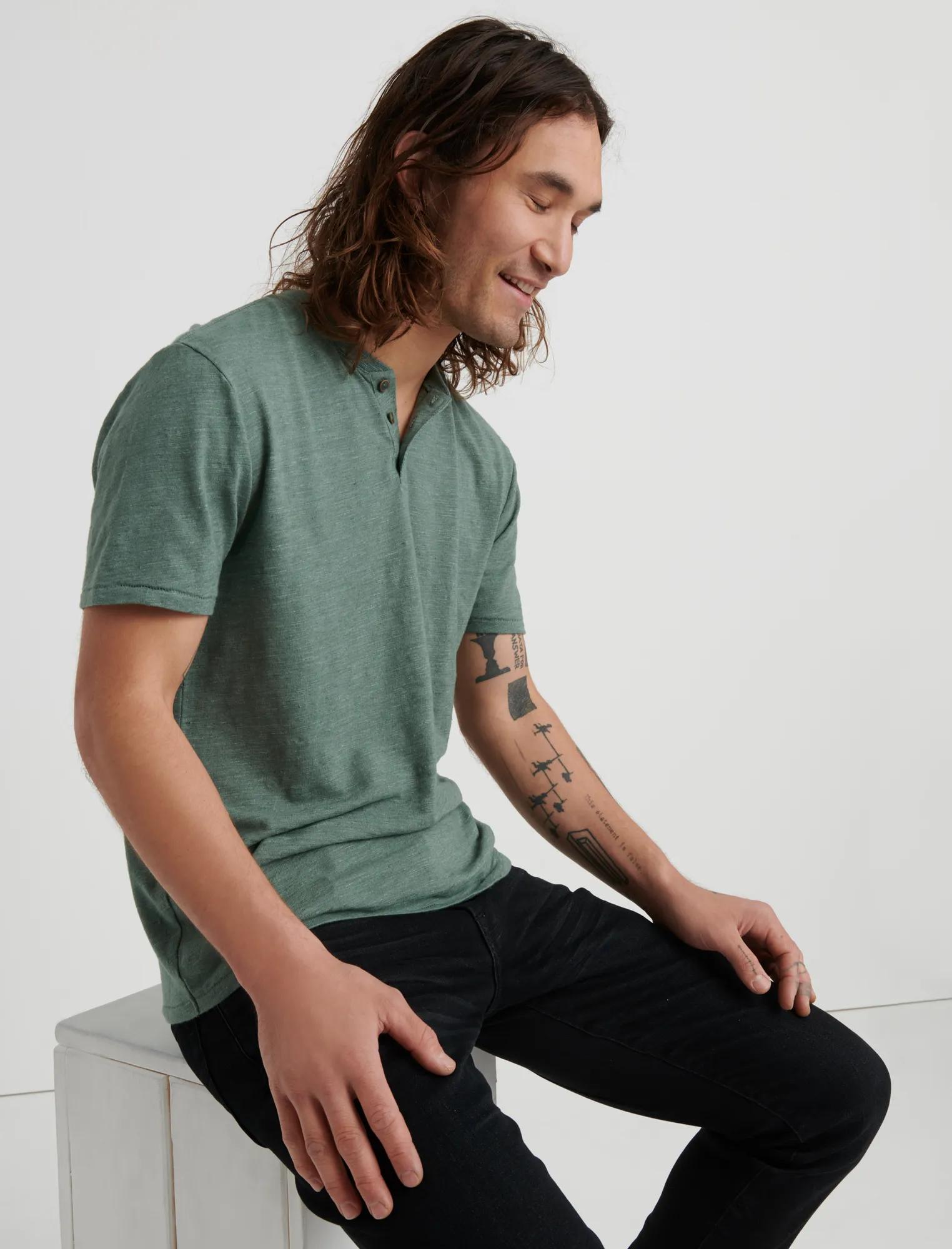 LINEN HENLEY, image 4