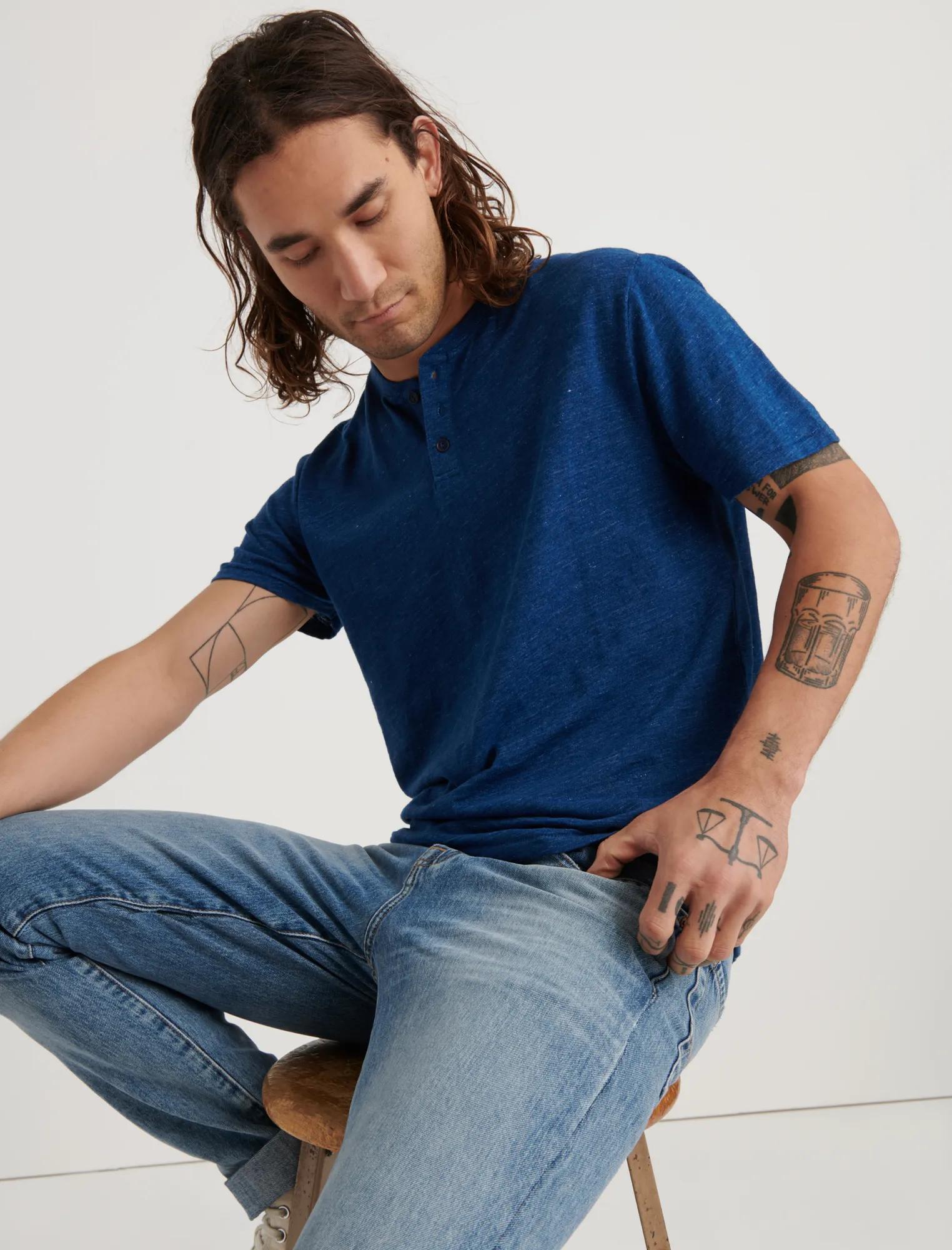LINEN HENLEY, image 4