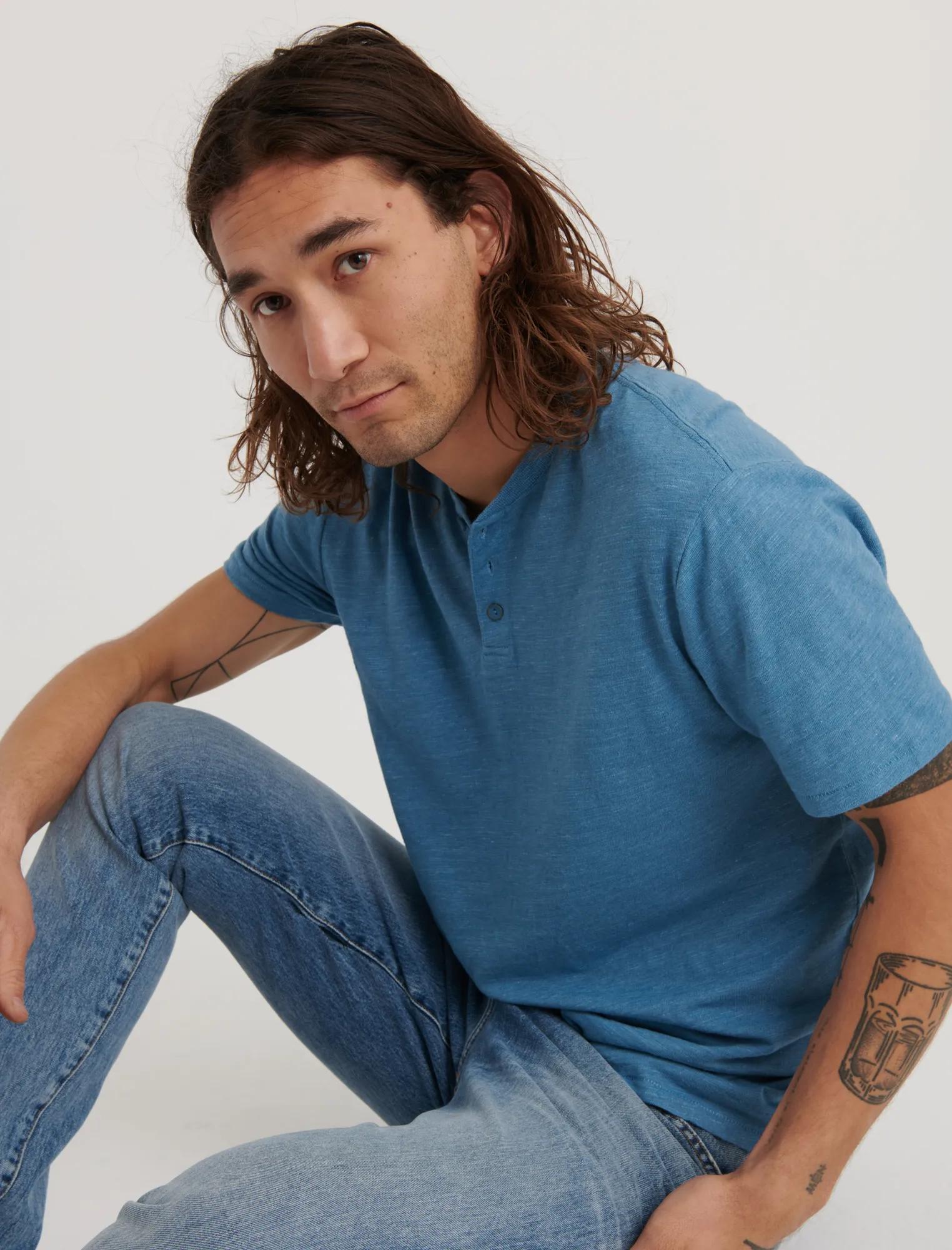 LINEN HENLEY, image 4