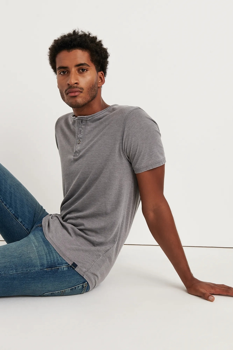 Venice Burnout Henley Shirt, image 2