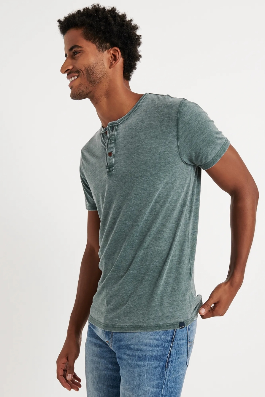 Venice Burnout Henley Shirt, image 2