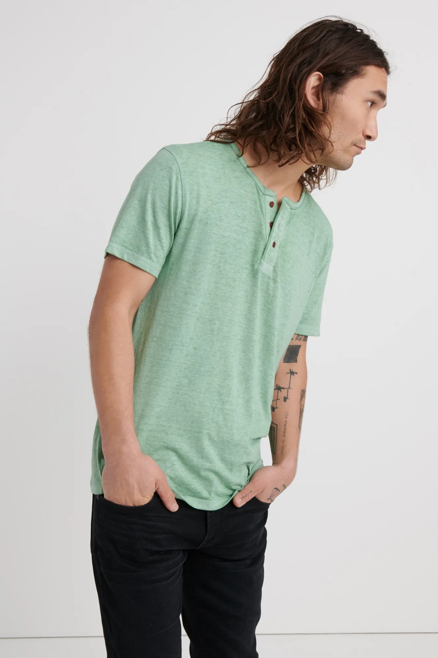 Venice Burnout Henley Shirt, image 3
