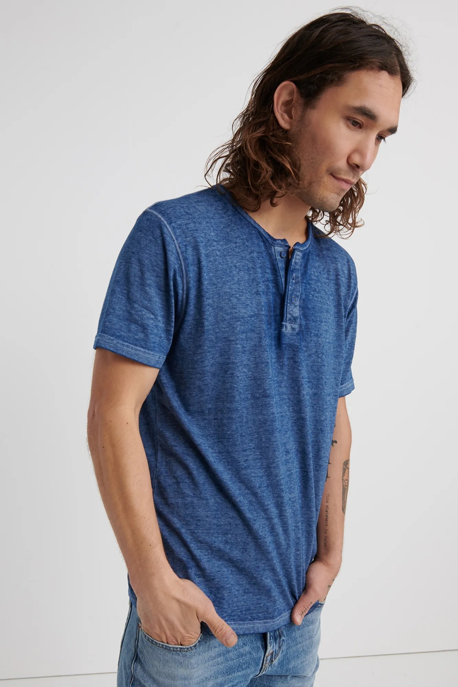 Venice Burnout Henley Shirt, image 2
