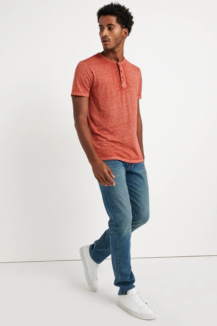 Venice Burnout Henley Shirt, image 2