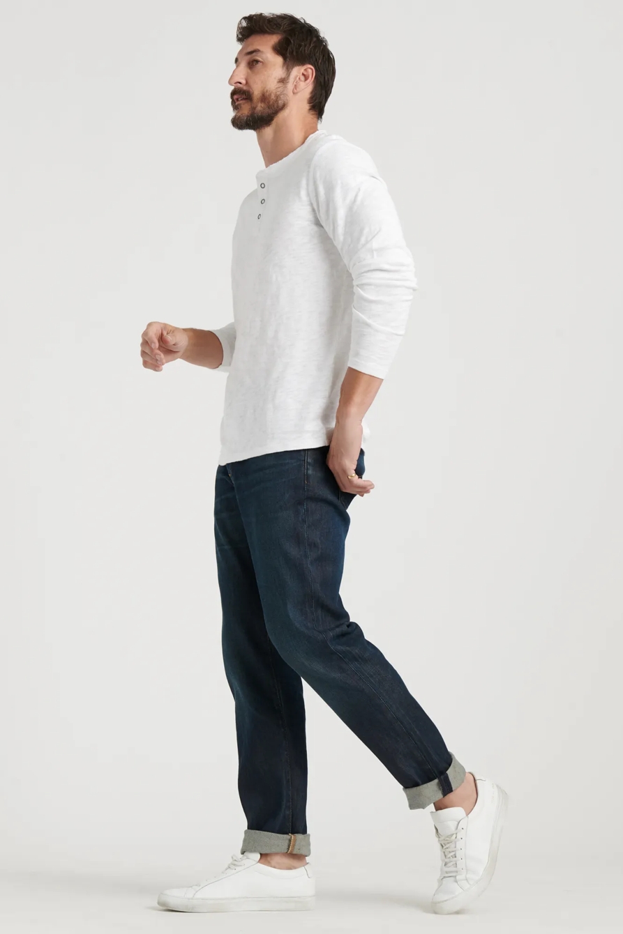 LONG SLEEVE SNAP HENLEY, image 7