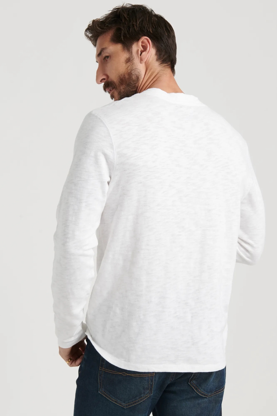 LONG SLEEVE SNAP HENLEY, image 6