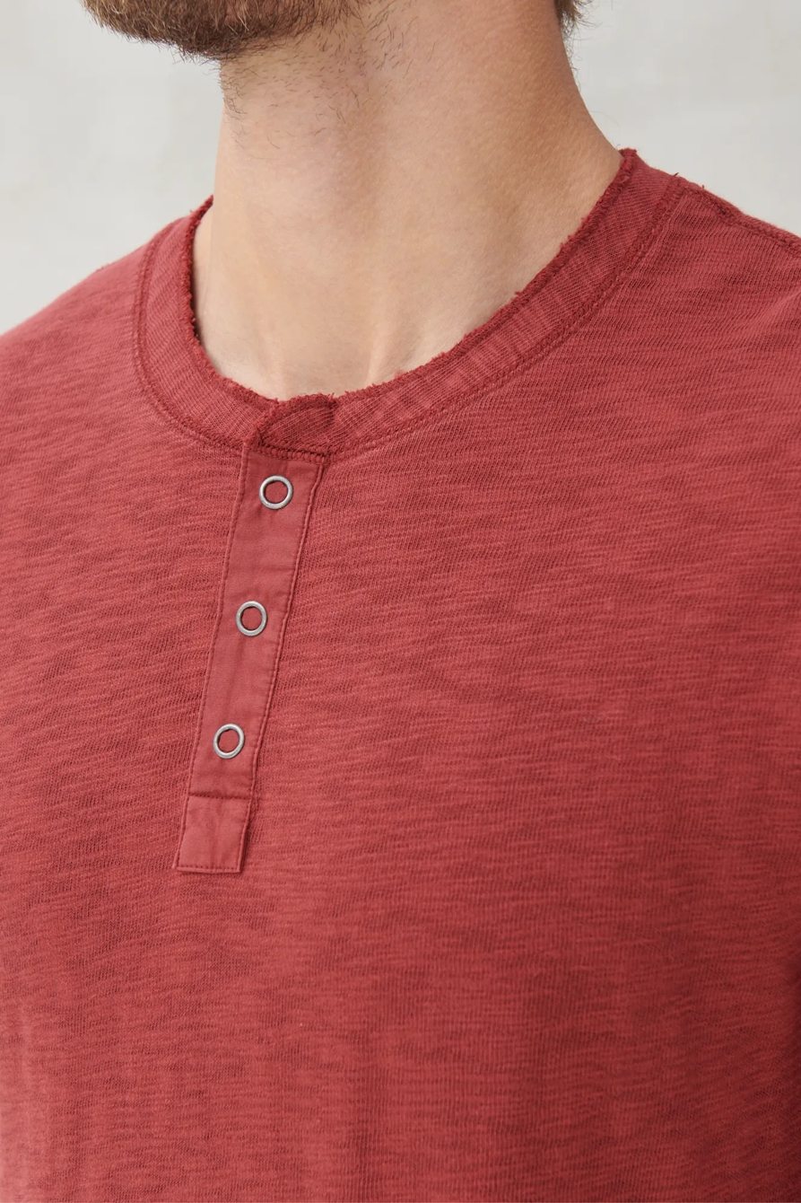 LONG SLEEVE SNAP HENLEY, image 5
