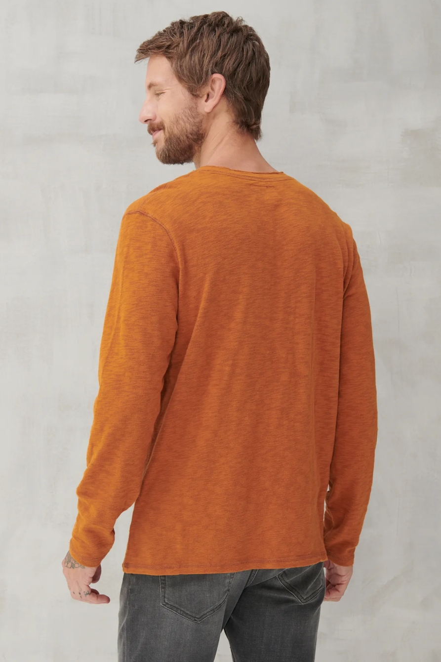 LONG SLEEVE SNAP HENLEY, image 4