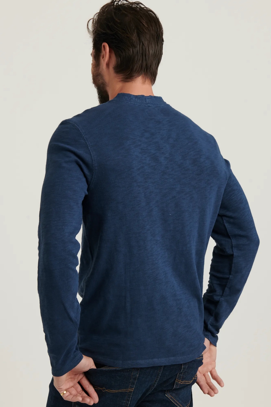 LONG SLEEVE SNAP HENLEY, image 4