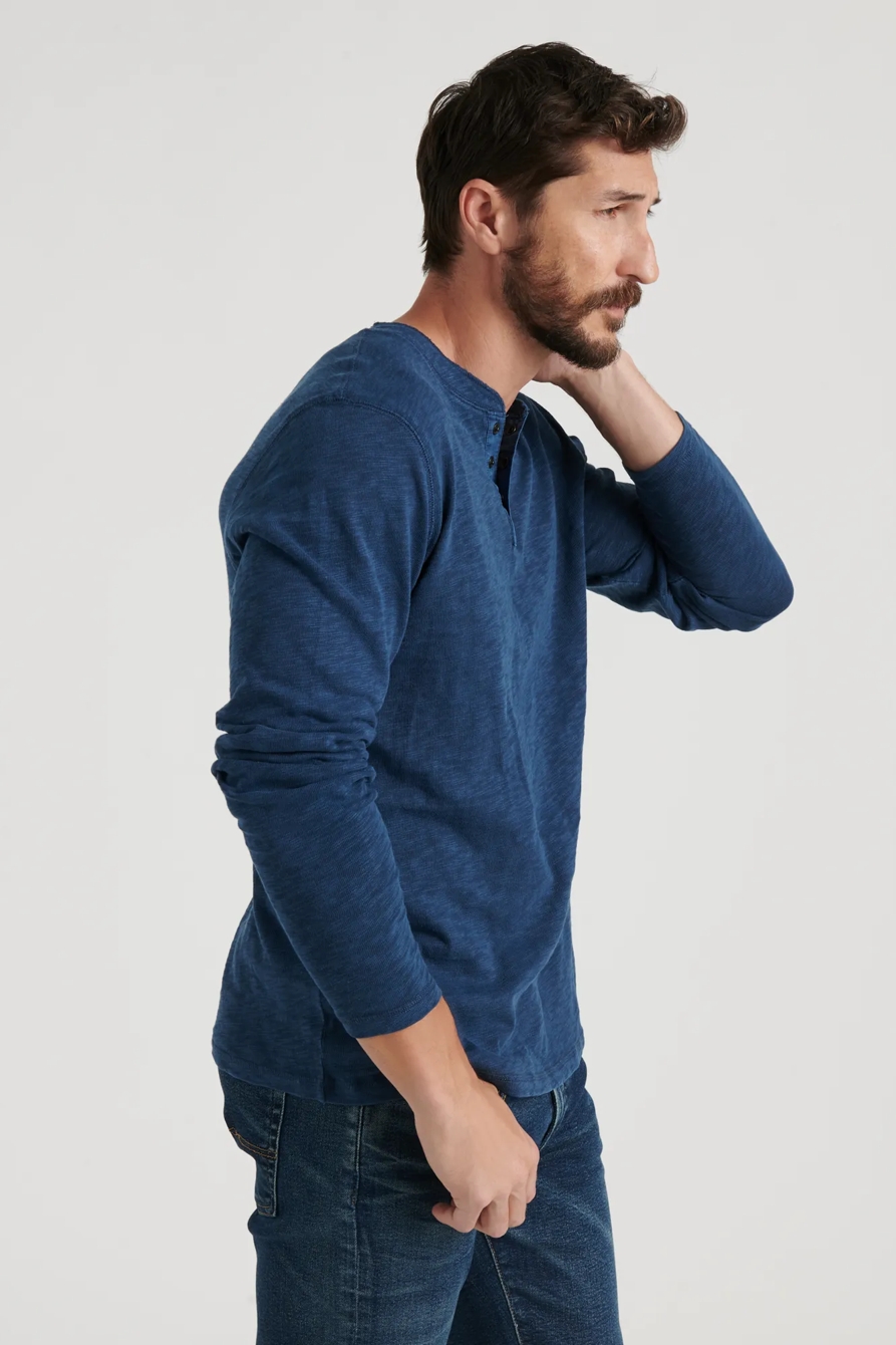 LONG SLEEVE SNAP HENLEY, image 7