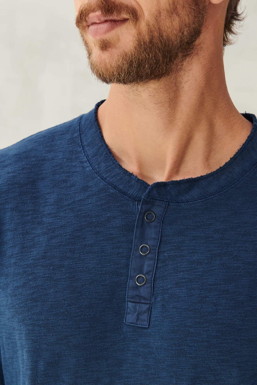 LONG SLEEVE SNAP HENLEY, image 5