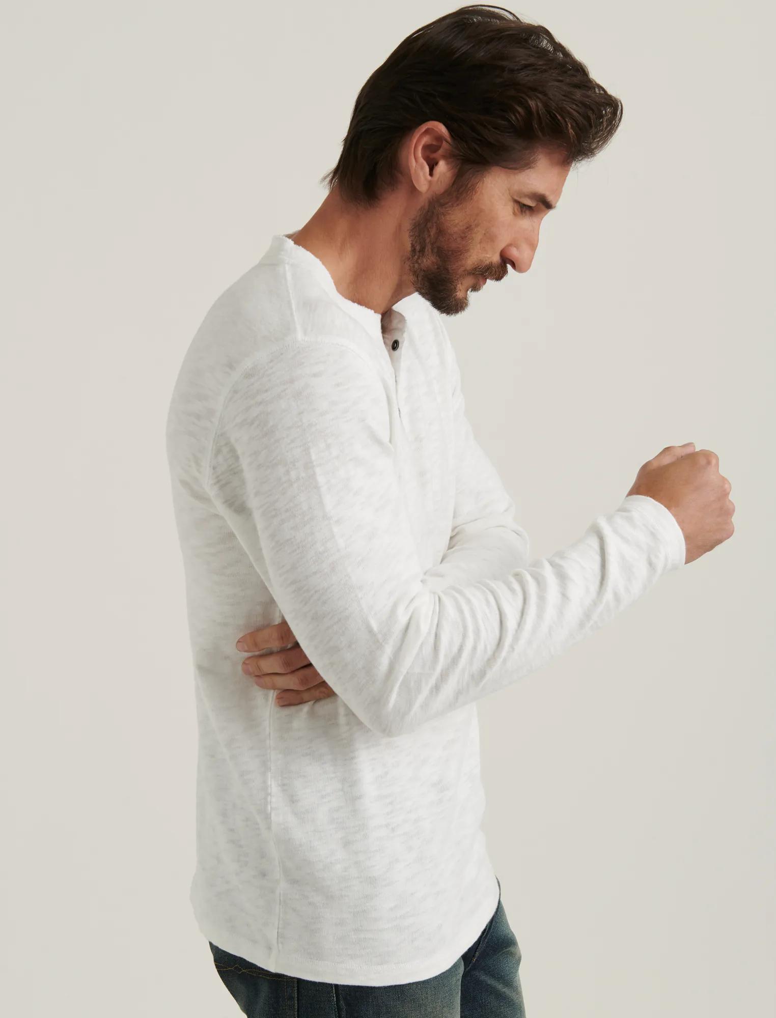 LONG SLEEVE HENLEY, image 3