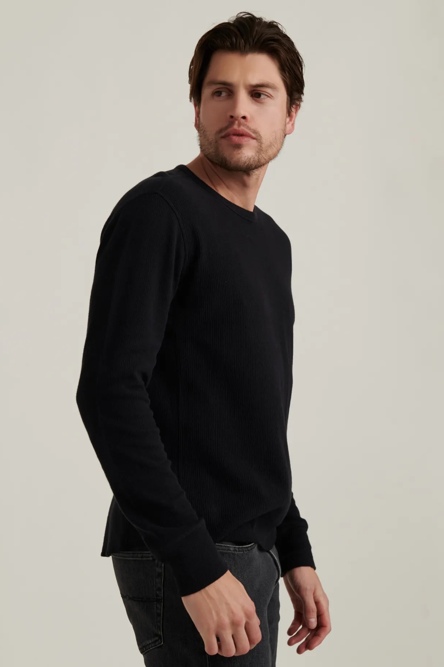 FRENCH RIB LONG SLEEVE CREW NECK, image 3