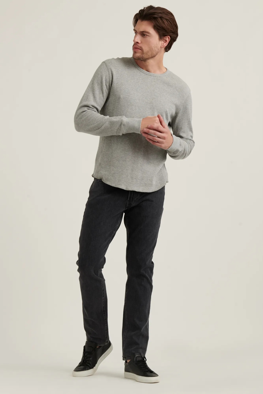 FRENCH RIB LONG SLEEVE CREW NECK, image 2