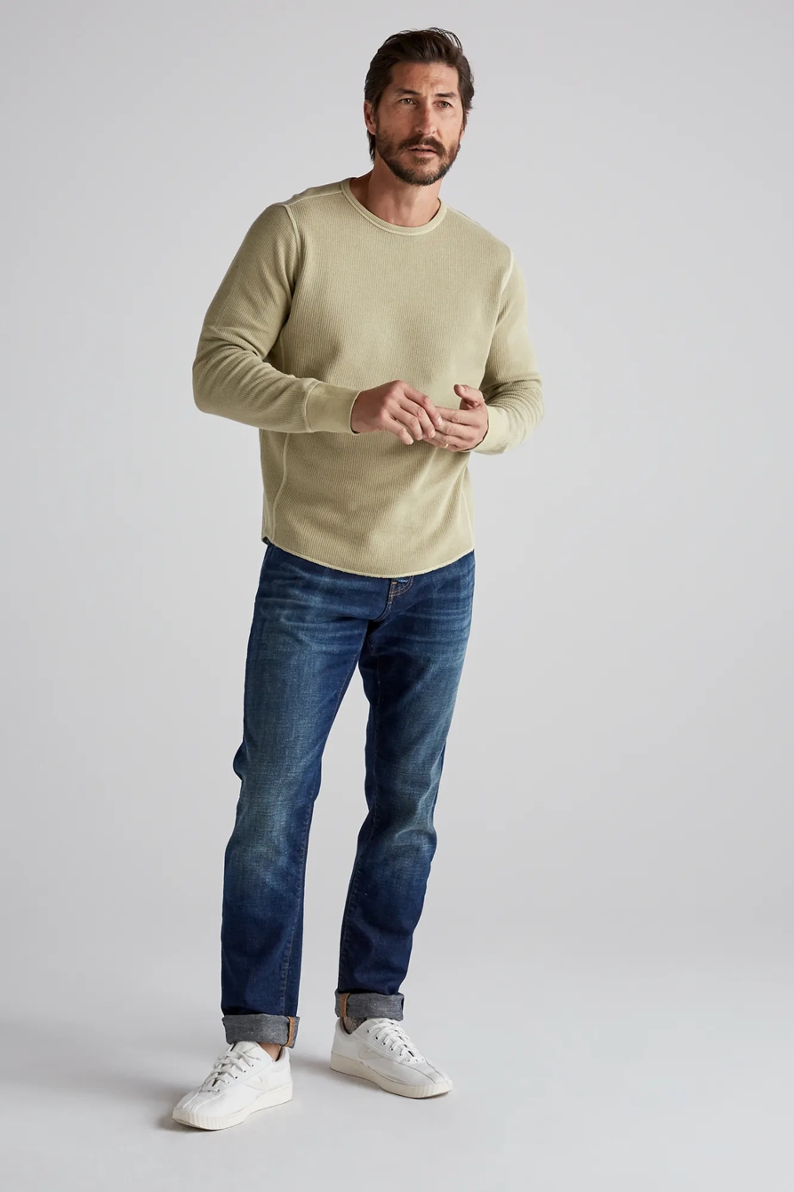 FRENCH RIB LONG SLEEVE CREW NECK, image 2