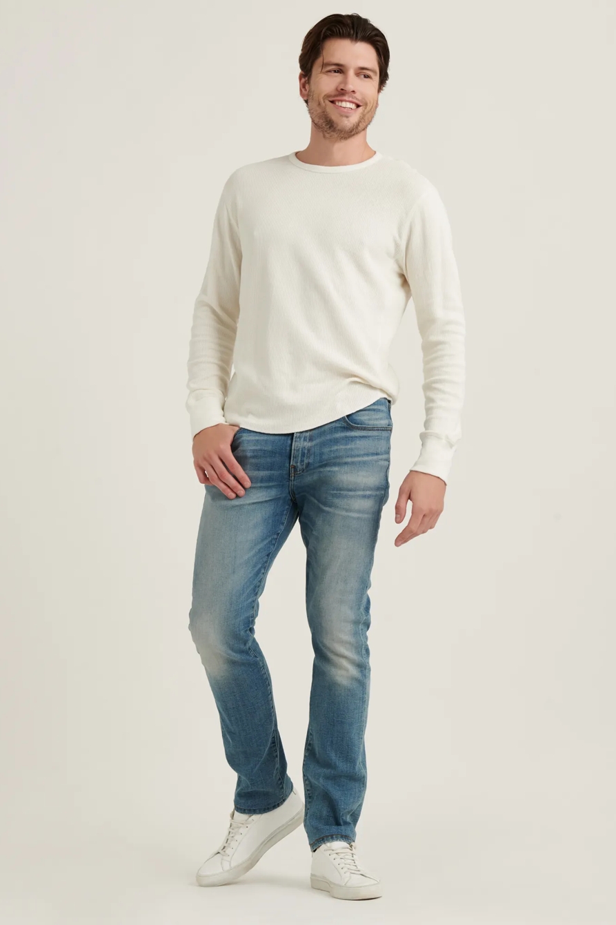 FRENCH RIB LONG SLEEVE CREW NECK, image 2