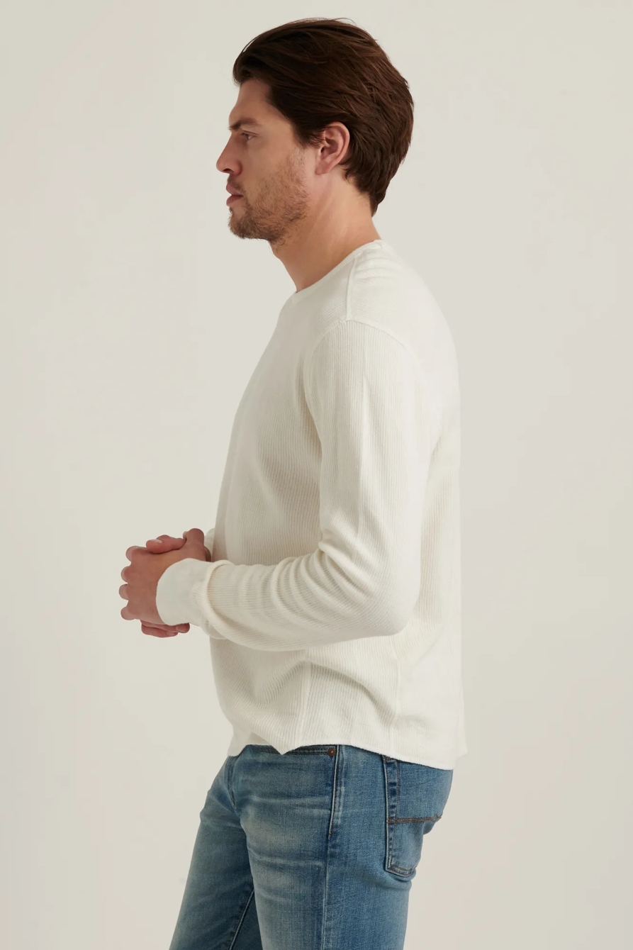 FRENCH RIB LONG SLEEVE CREW NECK, image 3