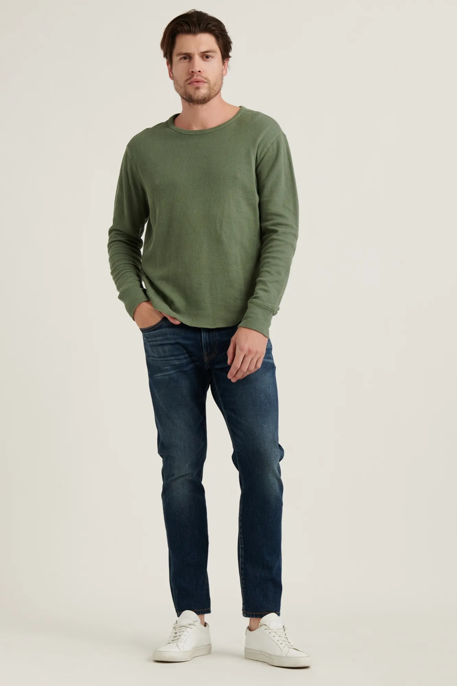 FRENCH RIB LONG SLEEVE CREW NECK, image 2