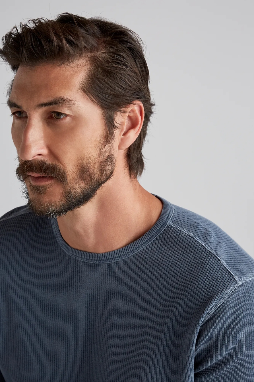 FRENCH RIB LONG SLEEVE CREW NECK, image 6