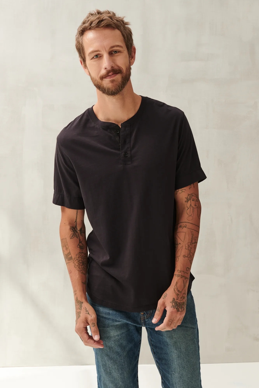 PIMA COTTON HENLEY, image 3