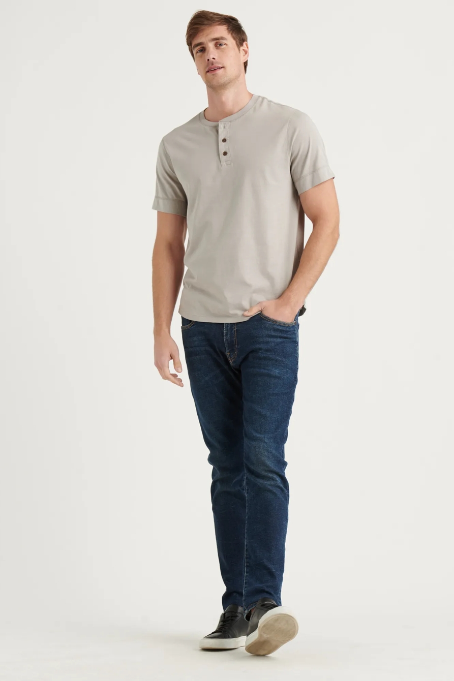 PIMA COTTON HENLEY, image 2