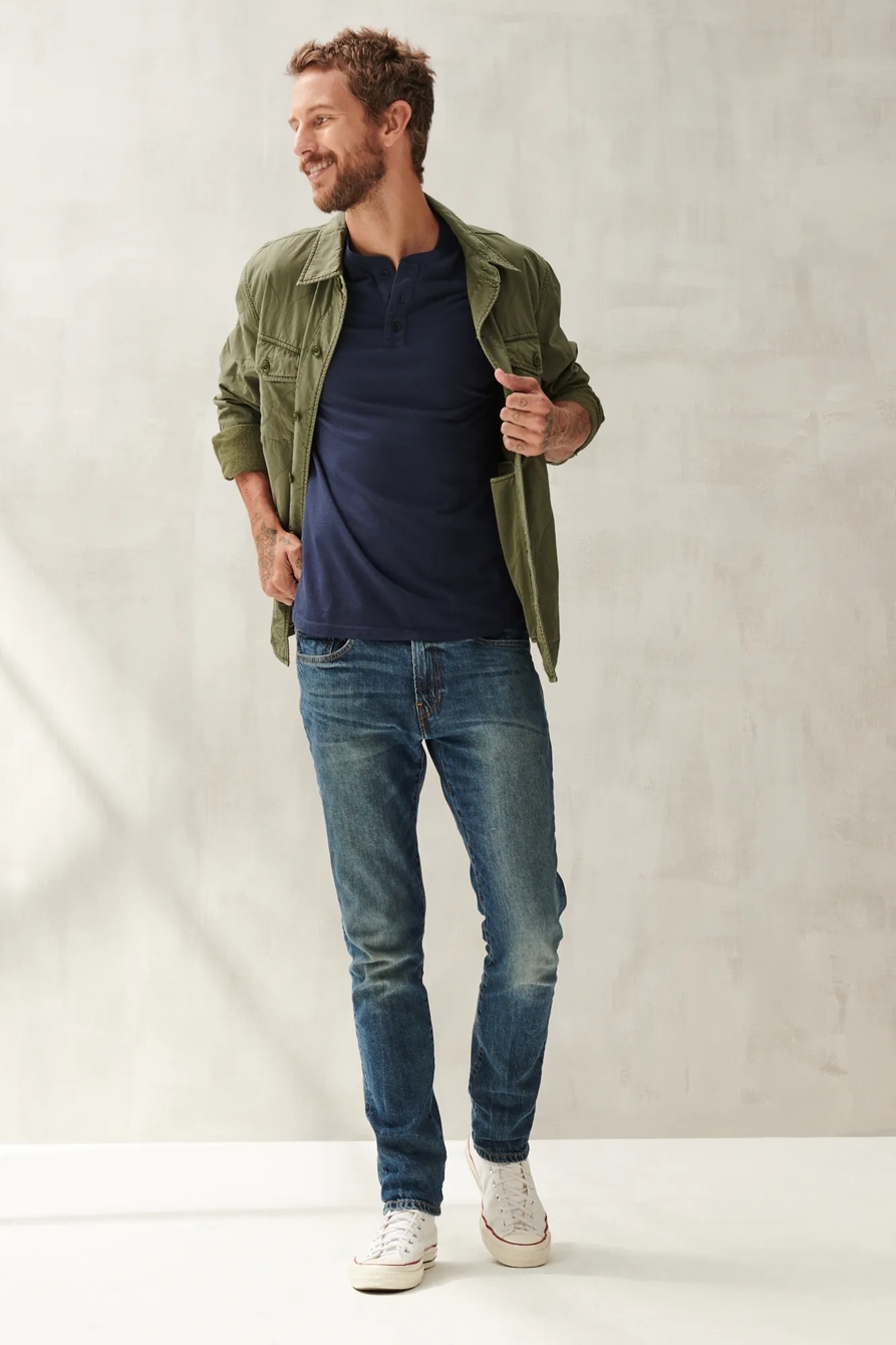 PIMA COTTON HENLEY, image 2