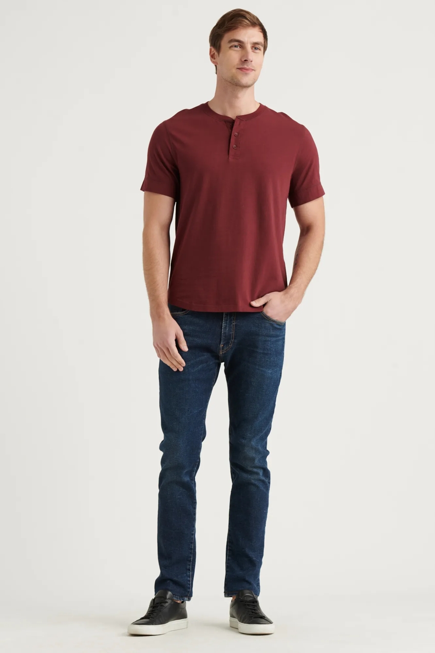 PIMA COTTON HENLEY, image 2