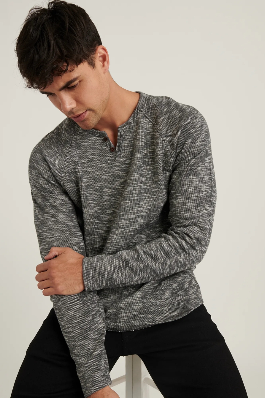 LONG SLEEVE COLORBLOCK BUTTON NOTCH, image 5