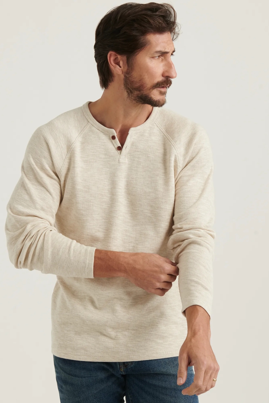 LONG SLEEVE COLORBLOCK BUTTON NOTCH, image 1