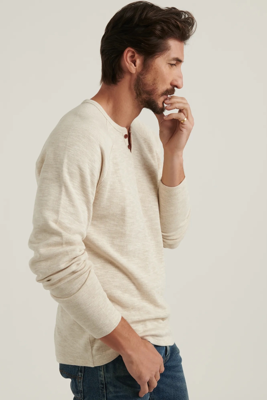 LONG SLEEVE COLORBLOCK BUTTON NOTCH, image 3