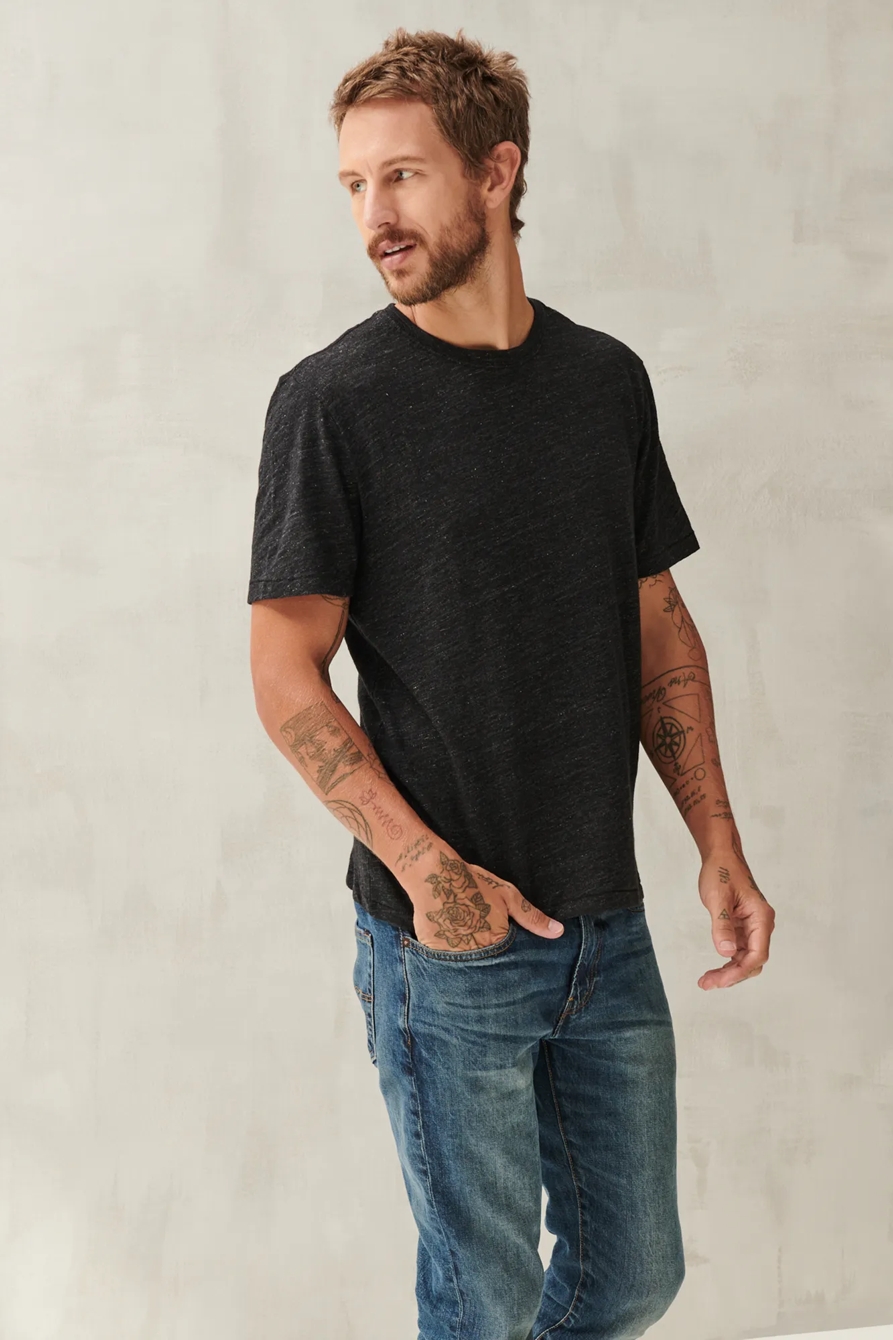 LINEN CREW TEE, image 3