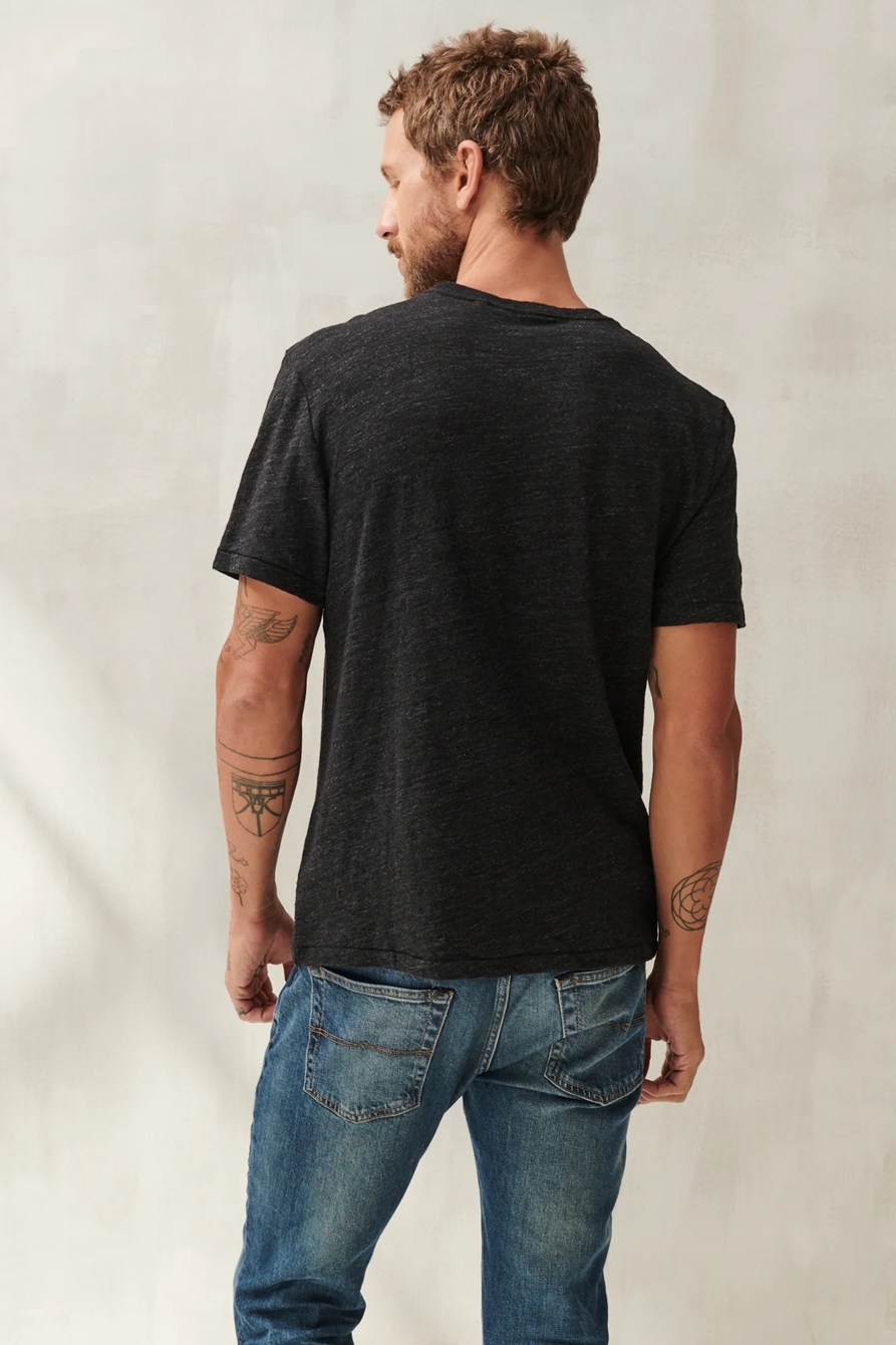 LINEN CREW TEE, image 4