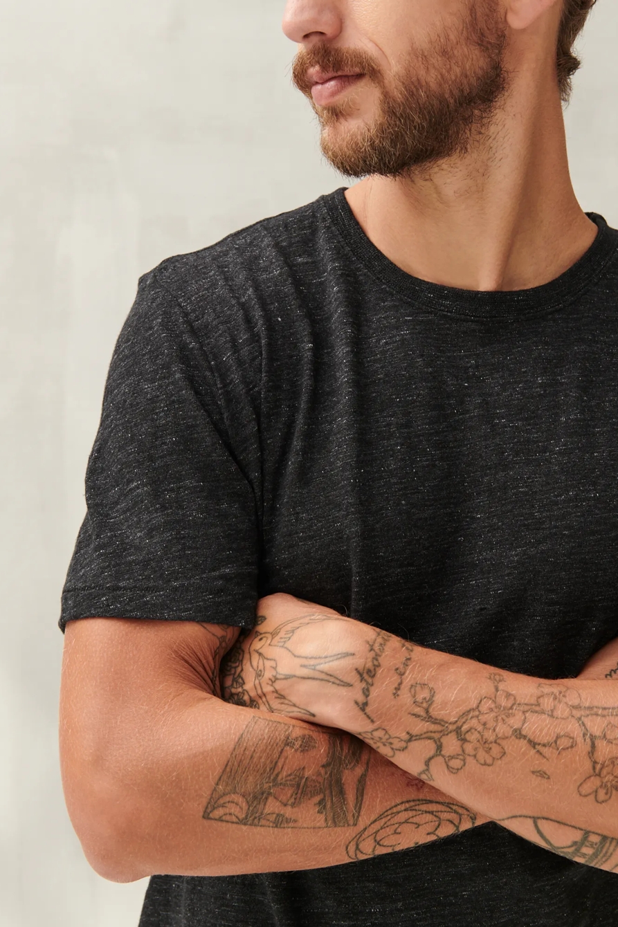 LINEN CREW TEE, image 5