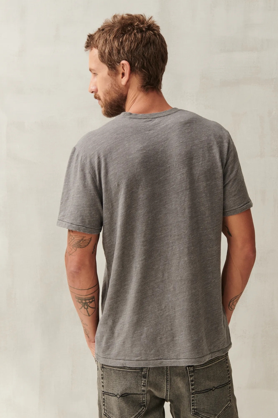 LINEN CREW TEE, image 4