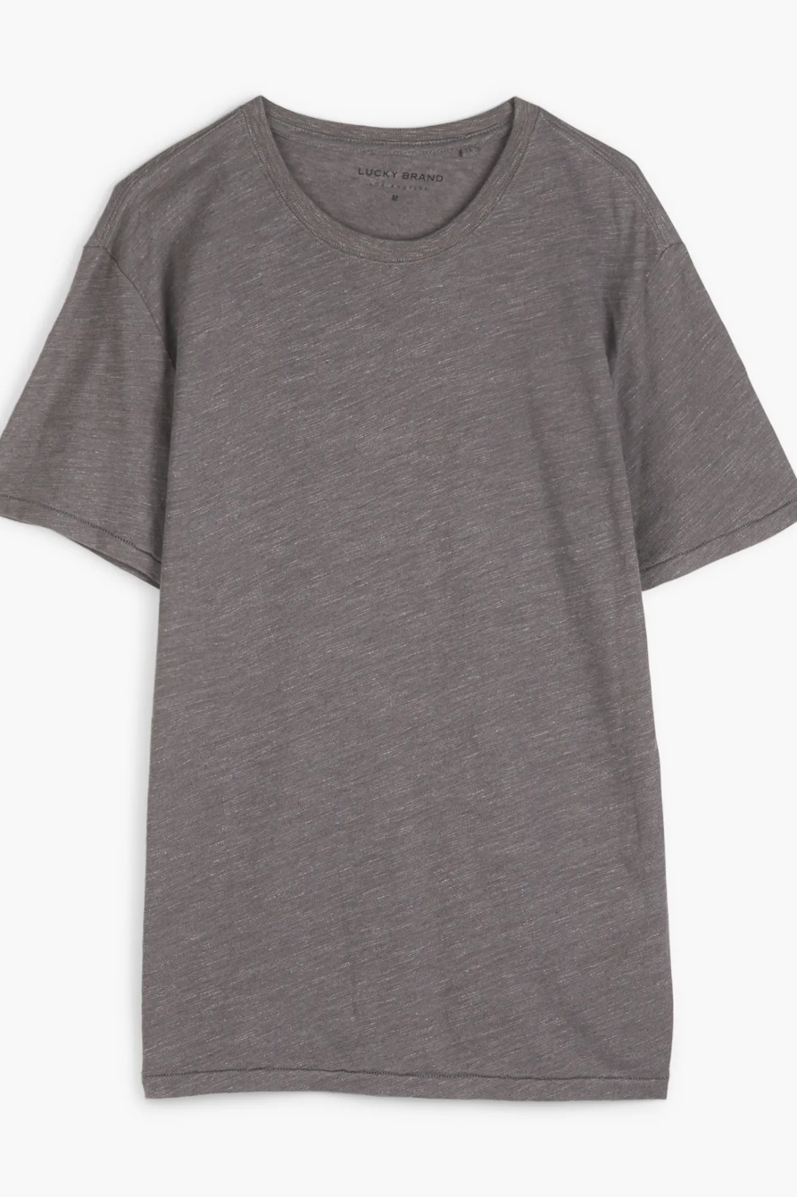 LINEN CREW TEE, image 6