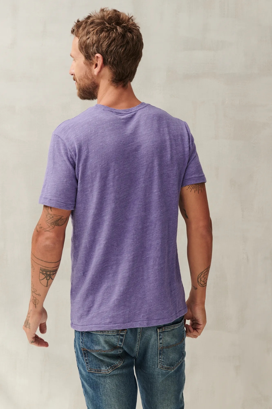 LINEN CREW TEE, image 4