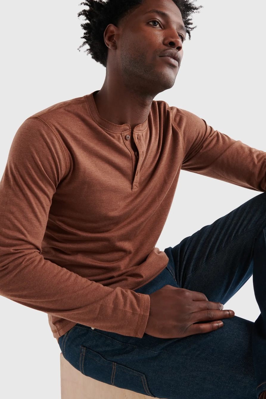 TENCEL JERSEY HENLEY, image 5