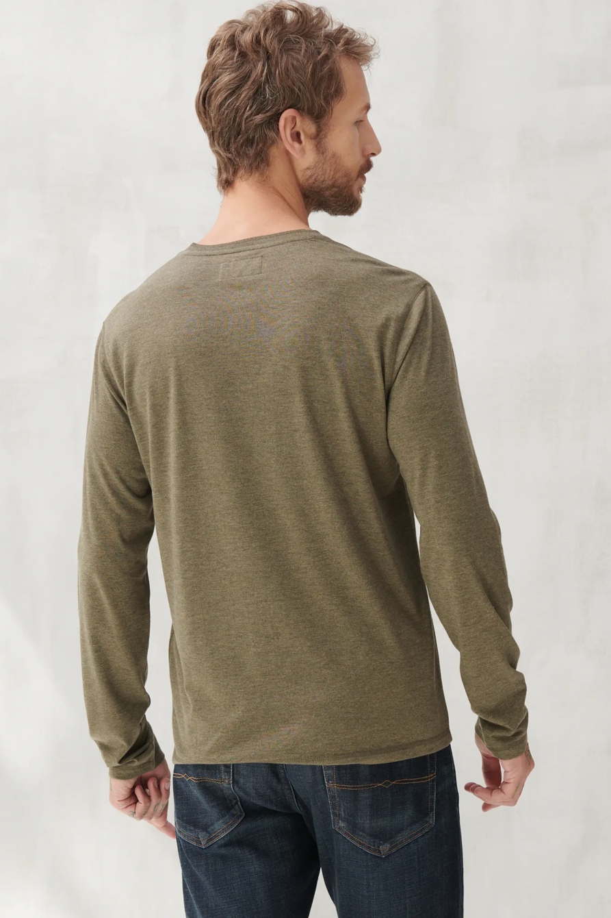 TENCEL JERSEY HENLEY, image 4