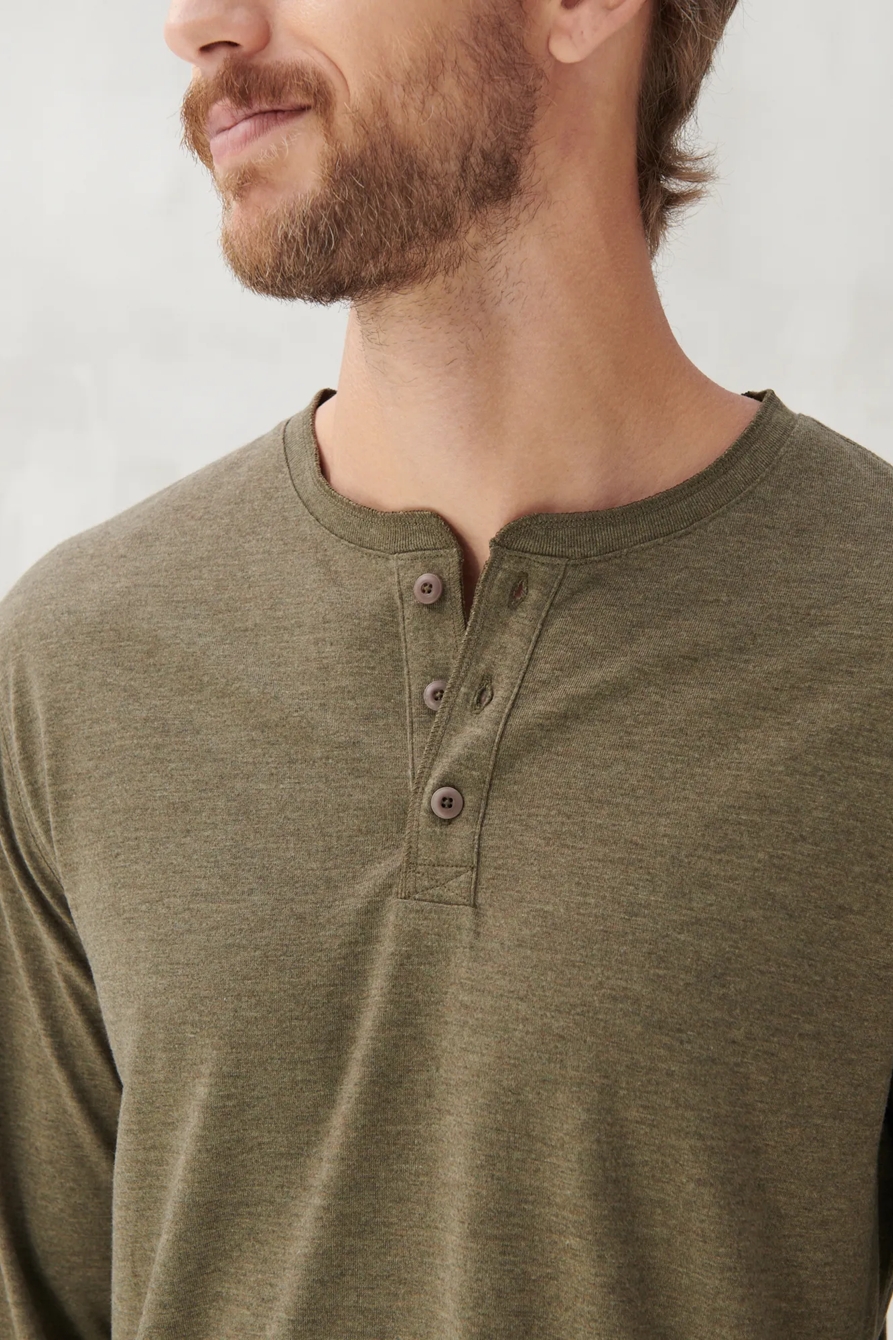 TENCEL JERSEY HENLEY, image 5
