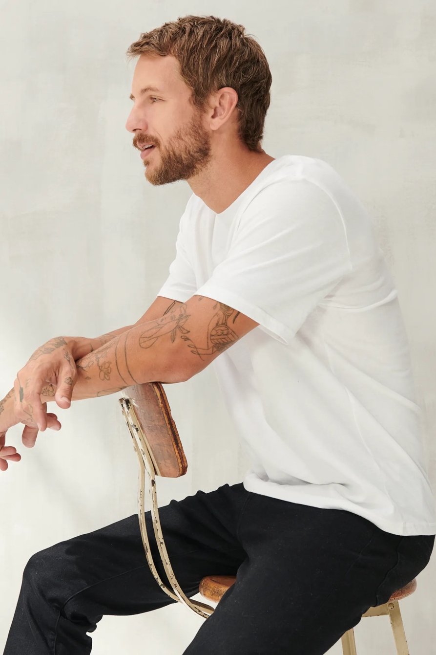 SUEDED JERSEY TEE, image 3