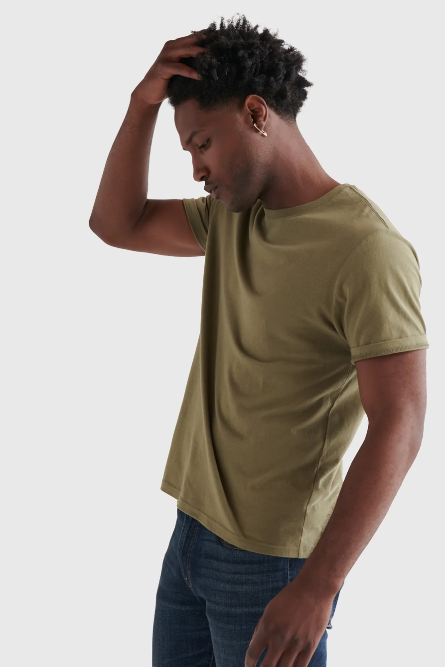 SUEDED JERSEY TEE, image 3