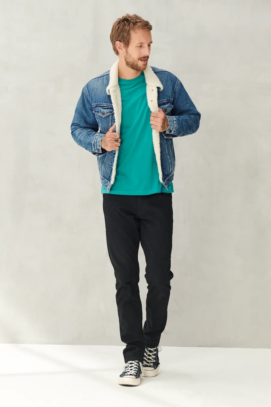 SUEDED JERSEY TEE, image 2
