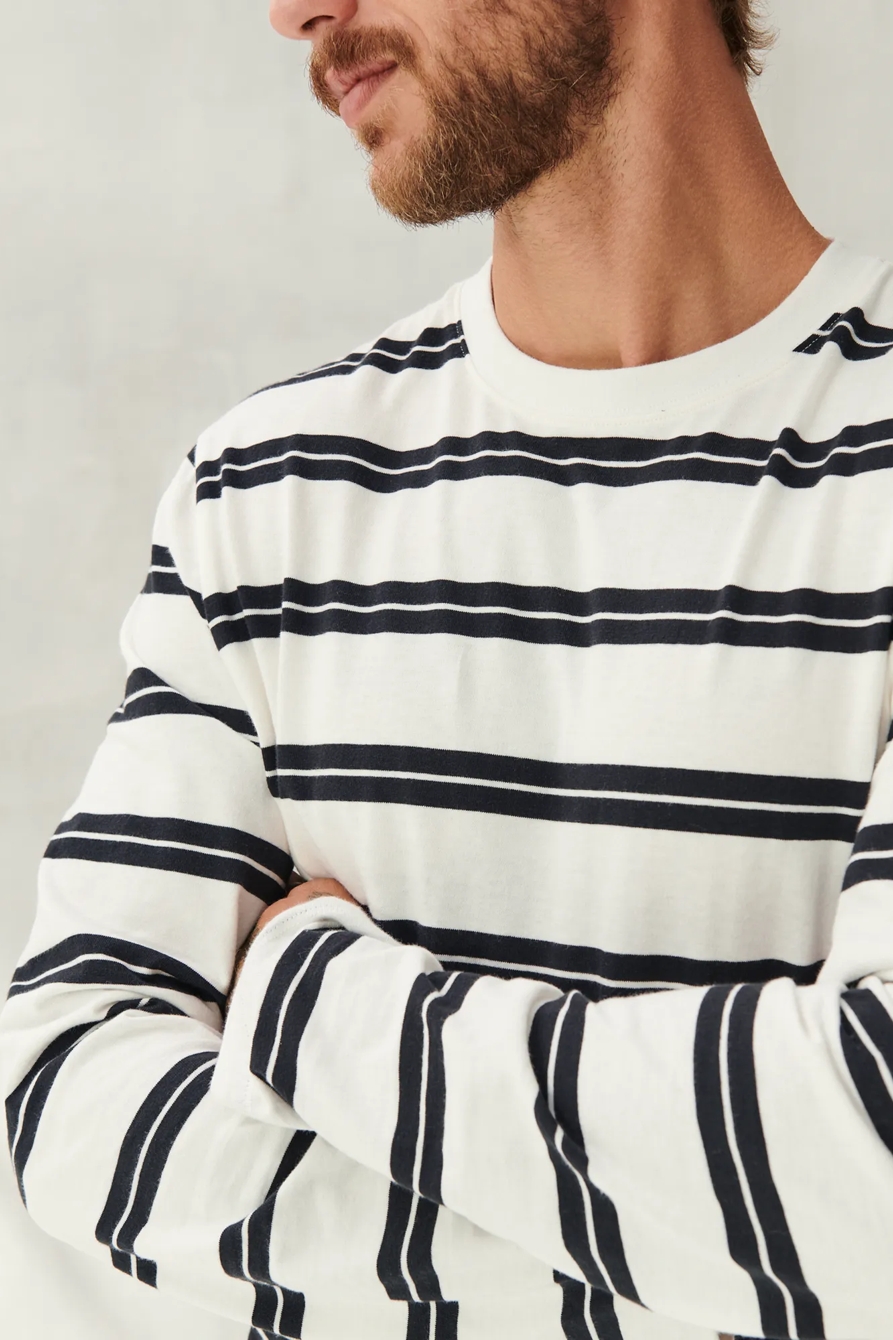 SUNSET LONG SLEEVE STRIPE TEE, image 4